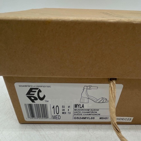 Gentle Souls Mushroom Suede Sandals - Picture 3 of 10